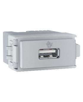 MODULO USB GENESIS 2.0 1A 250V - BLANCO