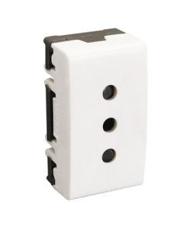 MODULO TOMA CORRIENTE 10A 2P+T HABIT-21 BLANCO