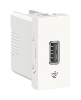 CARGADOR USB ORION 1A 220V 1MODULO BLANCO